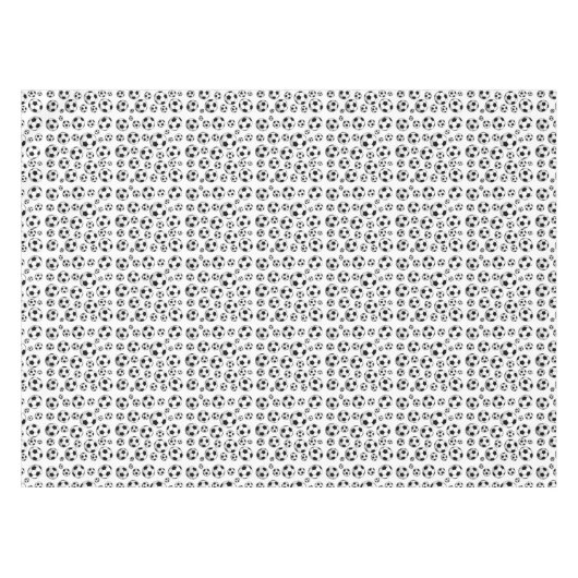 Dekor-Fußball Tischdecke (Vorderseite (Horizontal))