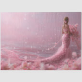 Dekor im Stil Pink Couture Meerjungfrau Fantasy Oz Seidenpapier (Vorderseite)