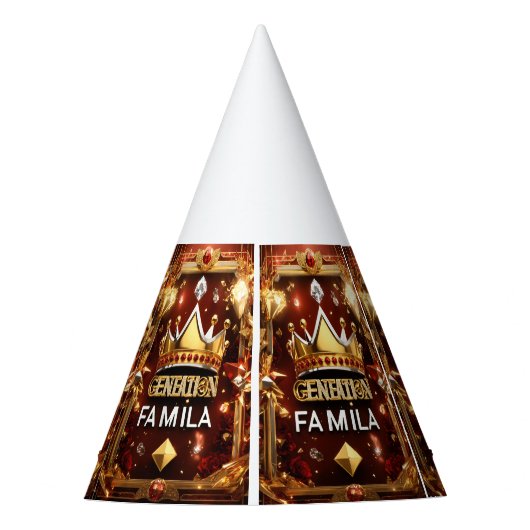 Dekor > Papierhaare für Party Partyhütchen (Vorderseite)