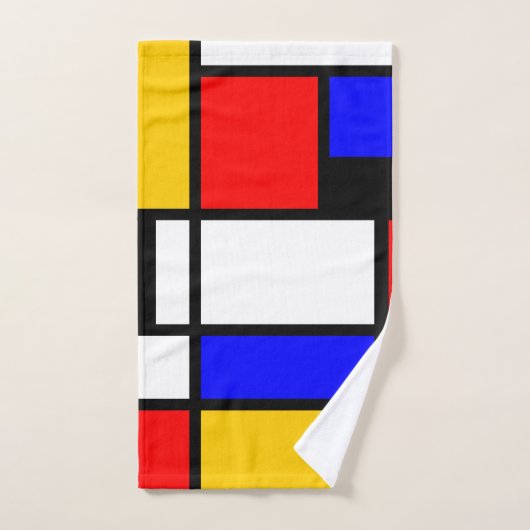 Dekor Stil Kunst Mondrian Badhandtuch Set (Handtuch)
