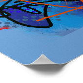 Dekorabstraktionskunst Poster (Ecke)