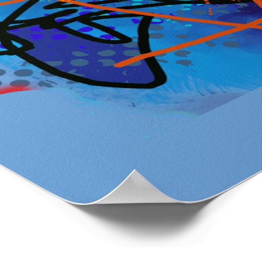 Dekorabstraktionskunst Poster (Ecke)