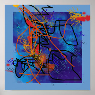 Dekorabstraktionskunst Poster