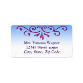 Dekoradresse Adressaufkleber (Vorne)