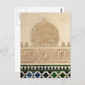 Dekoration aus Alhambra Postkarte (Vorne/Hinten)