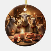 Dekoration aus niedlichen Ziegen, Geschenke für Zi (Vorne)