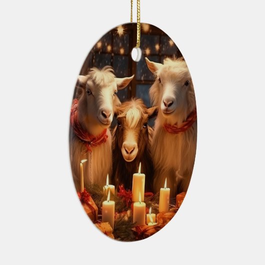 Dekoration aus niedlichen Ziegen, Geschenke für Zi (Rechts)