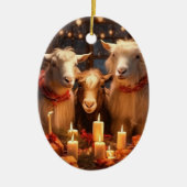 Dekoration aus niedlichen Ziegen, Geschenke für Zi (Vorne)