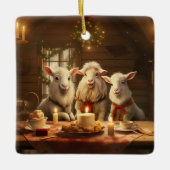 Dekoration aus niedlichen Ziegen, Geschenke für Zi (Vorderseite)