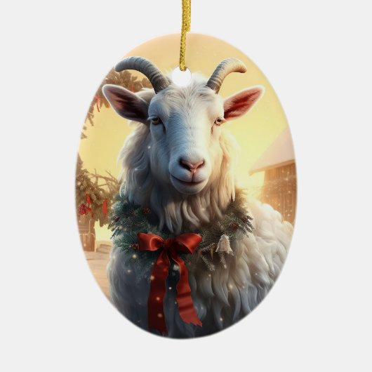 Dekoration aus niedlichen Ziegen, Geschenke für Zi (Vorne)