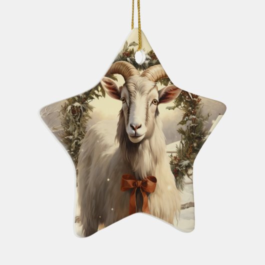 Dekoration aus niedlichen Ziegen, Geschenke für Zi (Rechts)