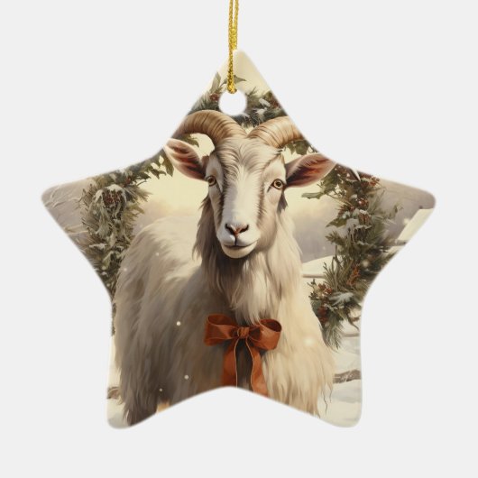 Dekoration aus niedlichen Ziegen, Geschenke für Zi (Vorne)