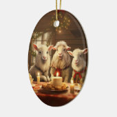 Dekoration aus niedlichen Ziegen, Geschenke für Zi (Links)