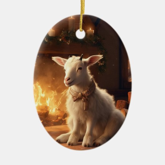 Dekoration aus niedlichen Ziegen, Geschenke für Zi (Vorne)