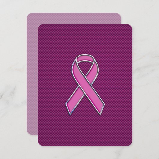 Dekoration aus rosa, rosafarbenen Kohlenstoff-Fase (Vorne/Hinten)