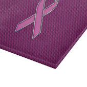 Dekoration aus rosa, rosafarbenen Kohlenstoff-Fase Schneidebrett (Ecke)