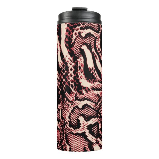 Dekoration aus Schlangenmuster Thermosbecher (Vorderseite)