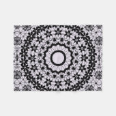 Dekoration aus schwarz-grauem Granit ohne Stilrich Fleecedecke (Vorderseite (Horizontal))