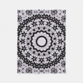 Dekoration aus schwarz-grauem Granit ohne Stilrich Fleecedecke (Vorderseite)