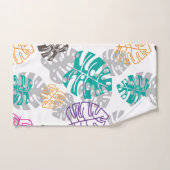 Dekoration Blätter Badehandtuch Set (Handtuch)