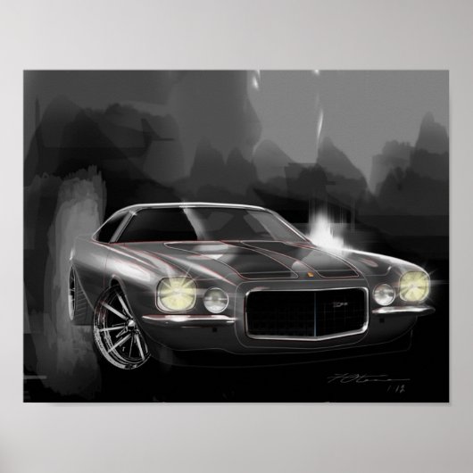 Dekoration Chevrolet Camaro Art (Vorne)