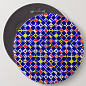 Dekoration der 3D-Effekte Gestaltete eckte nautisc Button (Vorne & Hinten)