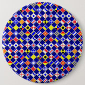 Dekoration der 3D-Effekte Gestaltete eckte nautisc Button (Vorderseite)