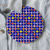 Dekoration der 3D-Effekte Gestaltete eckte nautisc Button (Beispiel)