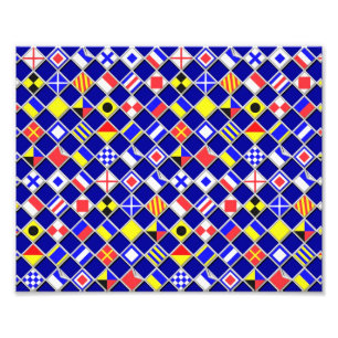 Dekoration der 3D-Effekte Gestaltete eckte nautisc Fotodruck