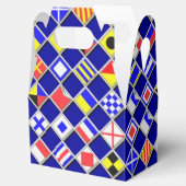 Dekoration der 3D-Effekte Gestaltete eckte nautisc Geschenkschachtel (Geöffnet)