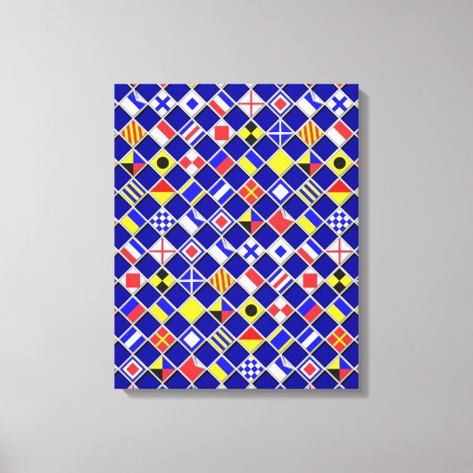 Dekoration der 3D-Effekte Gestaltete eckte nautisc Leinwanddruck (Vorderseite)