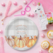 Dekoration der Babyduschtisch mit neutralem Fall Pappteller (Party)