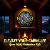 Dekoration der bezaubernden Turtle Butterfly Fanta Dartscheibe