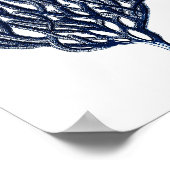 Dekoration der Blue Sea Coral Beach Wall (Ecke)