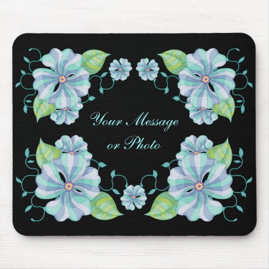 Dekoration der Blume 8 Mousepad (Vorne)