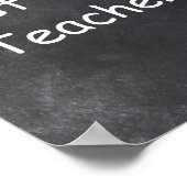 Dekoration der Chalkboard-Klasse für Lehrer erster (Ecke)