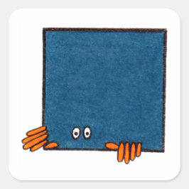 Dekoration der COMFORT ZONE (20 Gezählt) Quadratischer Aufkleber