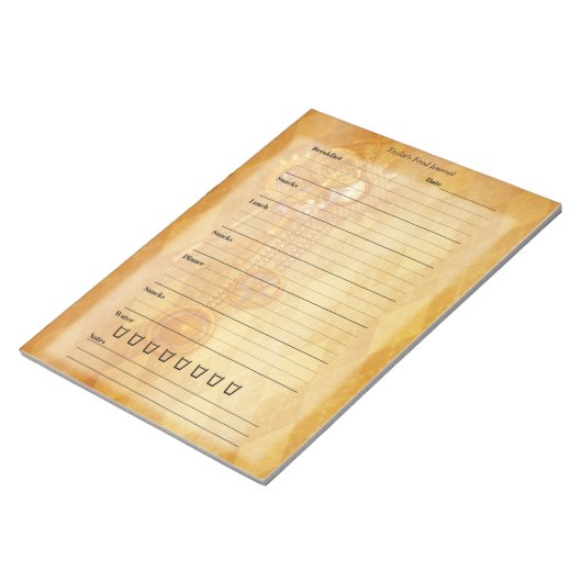 Dekoration der Fanggeräte für die hinterfuturistis Notizblock (angewinkelt)