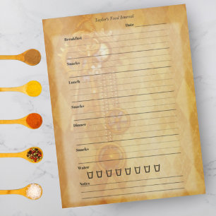 Dekoration der Fanggeräte für die hinterfuturistis Notizblock