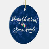 Dekoration der Ferien in Italien, Buon Natale (Rechts)