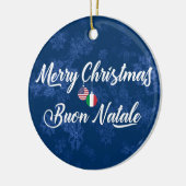 Dekoration der Ferien in Italien, Buon Natale (Links)