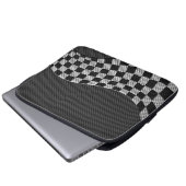 Dekoration der Flachbildschirme für Kohlenstofffas Laptopschutzhülle (Vorne Knopf)