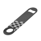 Dekoration der Flachbildschirme für Kohlenstofffas Speed Flaschenöffner (Vorderseite Schrägansicht)