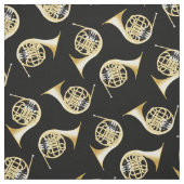 Dekoration der französischen Hörner-Musiker Stoff (Muster)