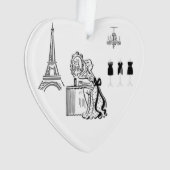 Dekoration der französischen Mode Paris (Vorderseite)