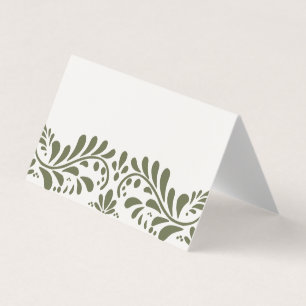 Dekoration der grünen Talavera-Tile-Fiesta-Platzka