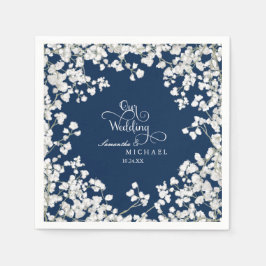 Dekoration der Hochzeitsempfehlung Babys Atemkranz Serviette