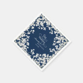 Dekoration der Hochzeitsempfehlung Babys Atemkranz Serviette (Ecke)