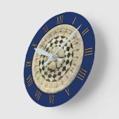 Dekoration der italienischen Renaissance Runde Wanduhr (Winkel)