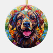 Dekoration der Keramik aus festem Glas (Vorne)